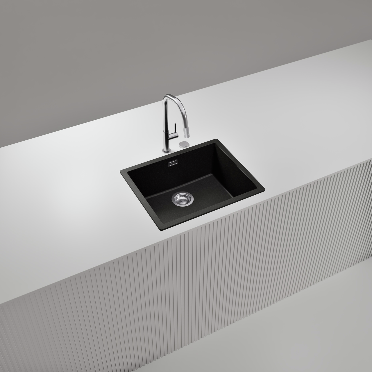 Dřez FORMHAUS D-100LS NERO